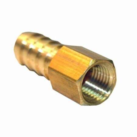 LARSEN SUPPLY CO Lasco Hose Adapter, 3/8 in, FPT, 1/4 in, Barb, Brass 17-7631